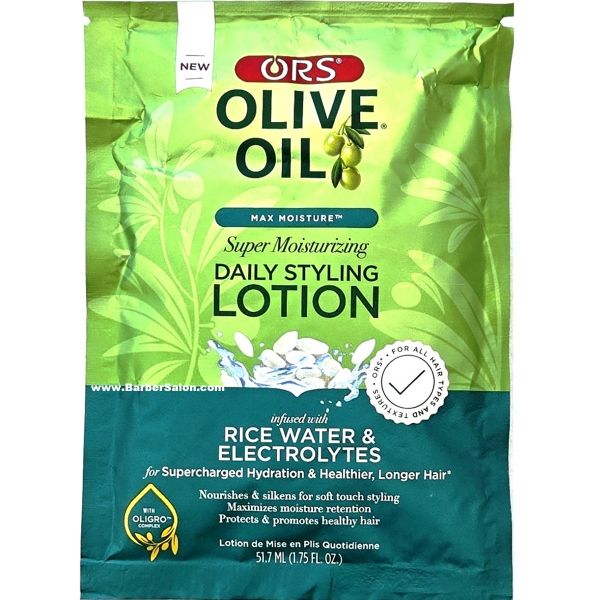 ORS Olive Oil Max Moisture Super Moisturizing Daily Styling Lotion 1.75 fl. oz. - ANNS BEAUTY SUPPLY