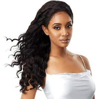 Outre Virgin Human Hair Mytresses Platinum Label HD Full Lace Wig Natural Loose Deep *