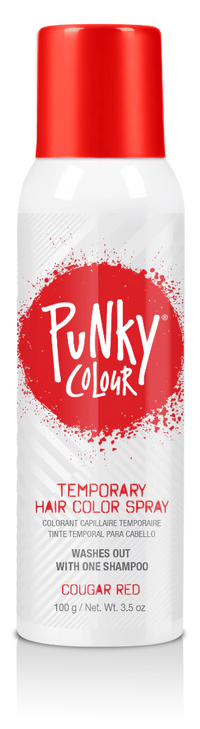 Punky Colour Temporary Hair Color Spray Cougar Red 100 g / Net Wt. 3.5 oz - ANNS BEAUTY SUPPLY