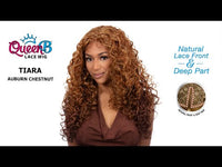 Urban Beauty Queen B Natural Lace Front Deep Part Curly Wig LW373 Tiara