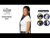 Urban Beauty Queen B Full Lace Ghana Braid Wig QLW301