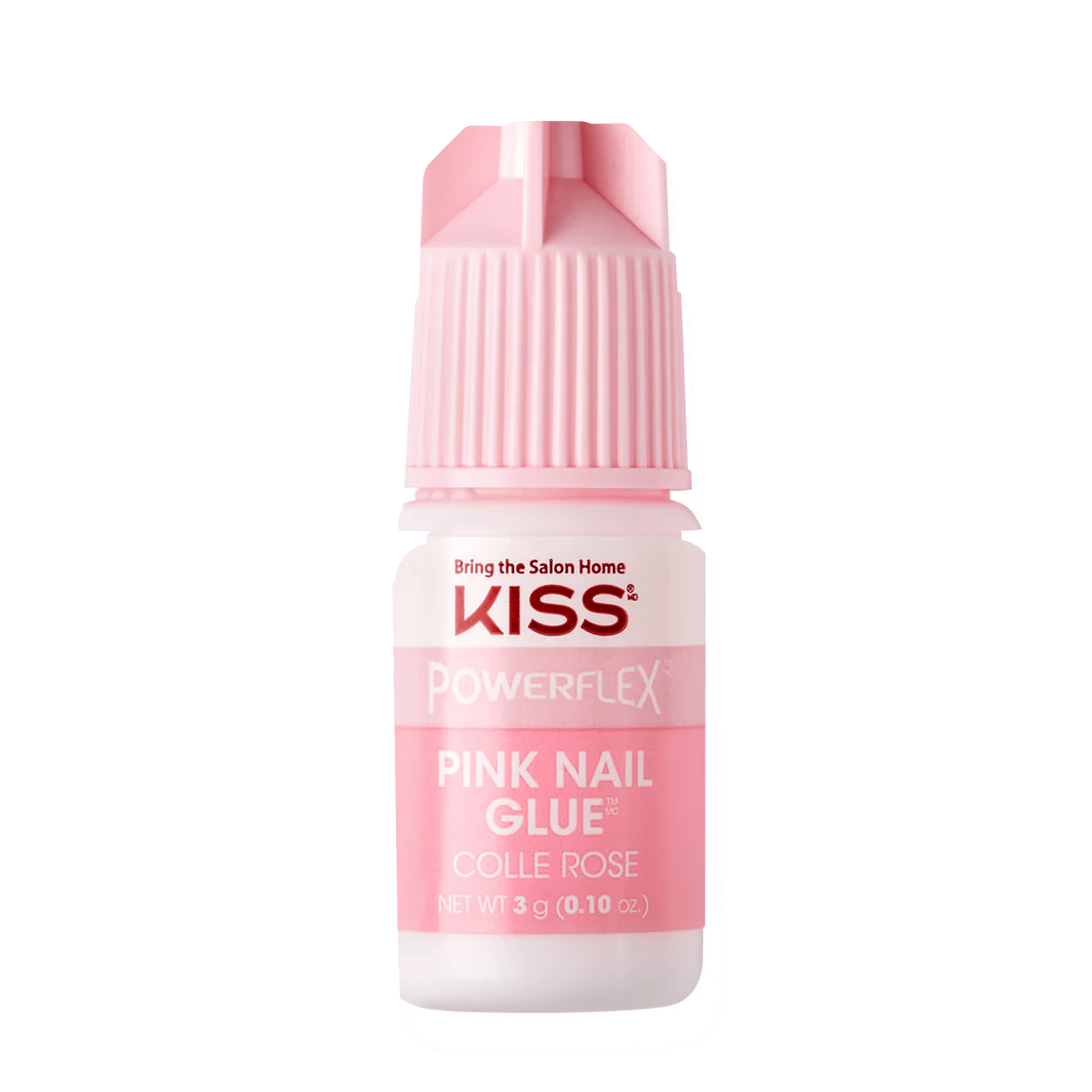 KISS PowerFlex Pink Nail Glue Net Wt. 3 g (0.10 oz.)