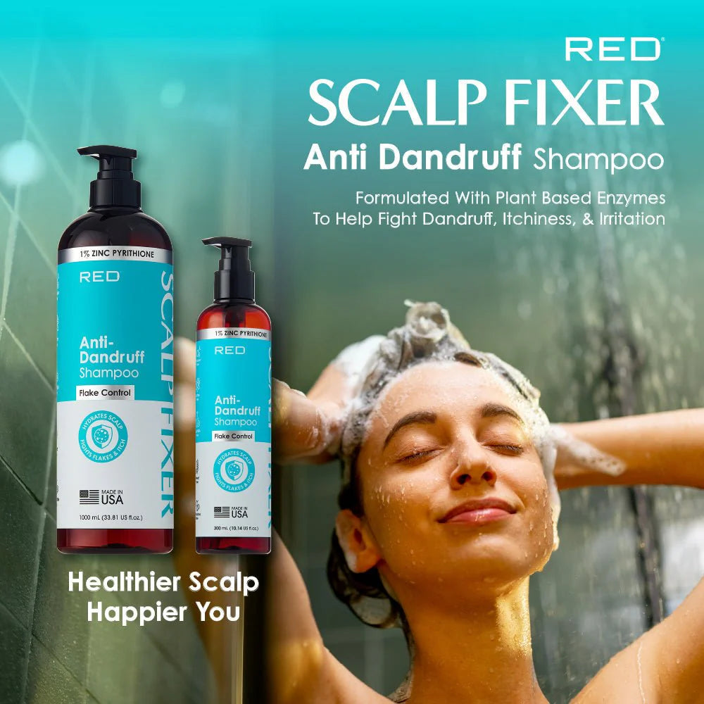 Red by Kiss Scalp Fixer Anti-Dandruff Shampoo 10.14 fl. oz. - ANNS BEAUTY SUPPLY