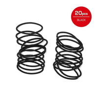 RED by KISS Maximum Hold Elastic Hair Bands – 3mm Black (HEB03)