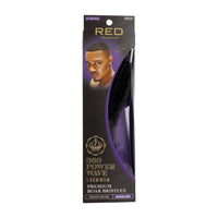 Red Premium 360 Power Wave Curved Brush x Bow Wow – Medium Hard Boar Bristles (BR25) - ANNS BEAUTY SUPPLY