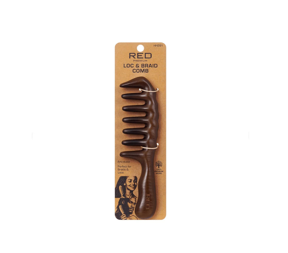 RED Premium Loc & Braid Comb (HH281)
