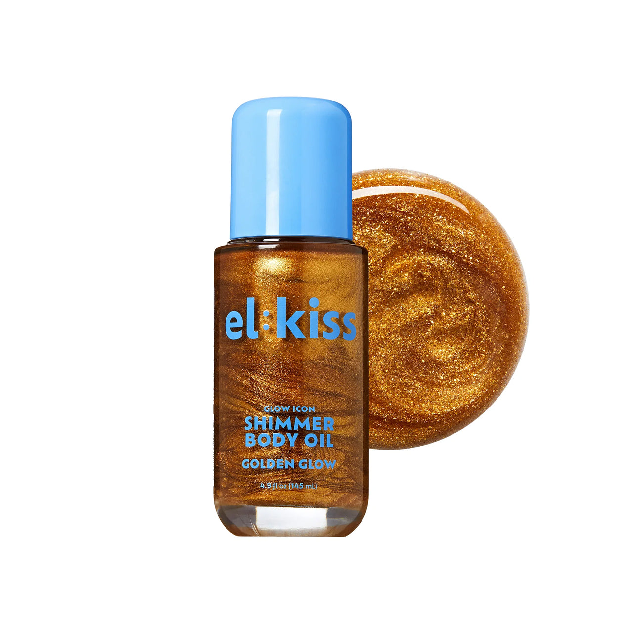 KISS Glow Icon Shimmer Body Oil Golden Glow 4.9 oz - ANNS BEAUTY SUPPLY