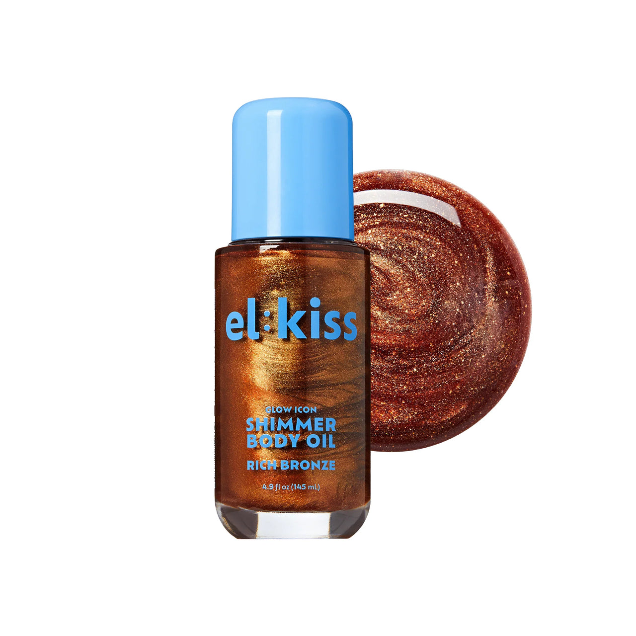 KISS Glow Icon Shimmer Body Oil Rich Bronze 4.9 oz - ANNS BEAUTY SUPPLY