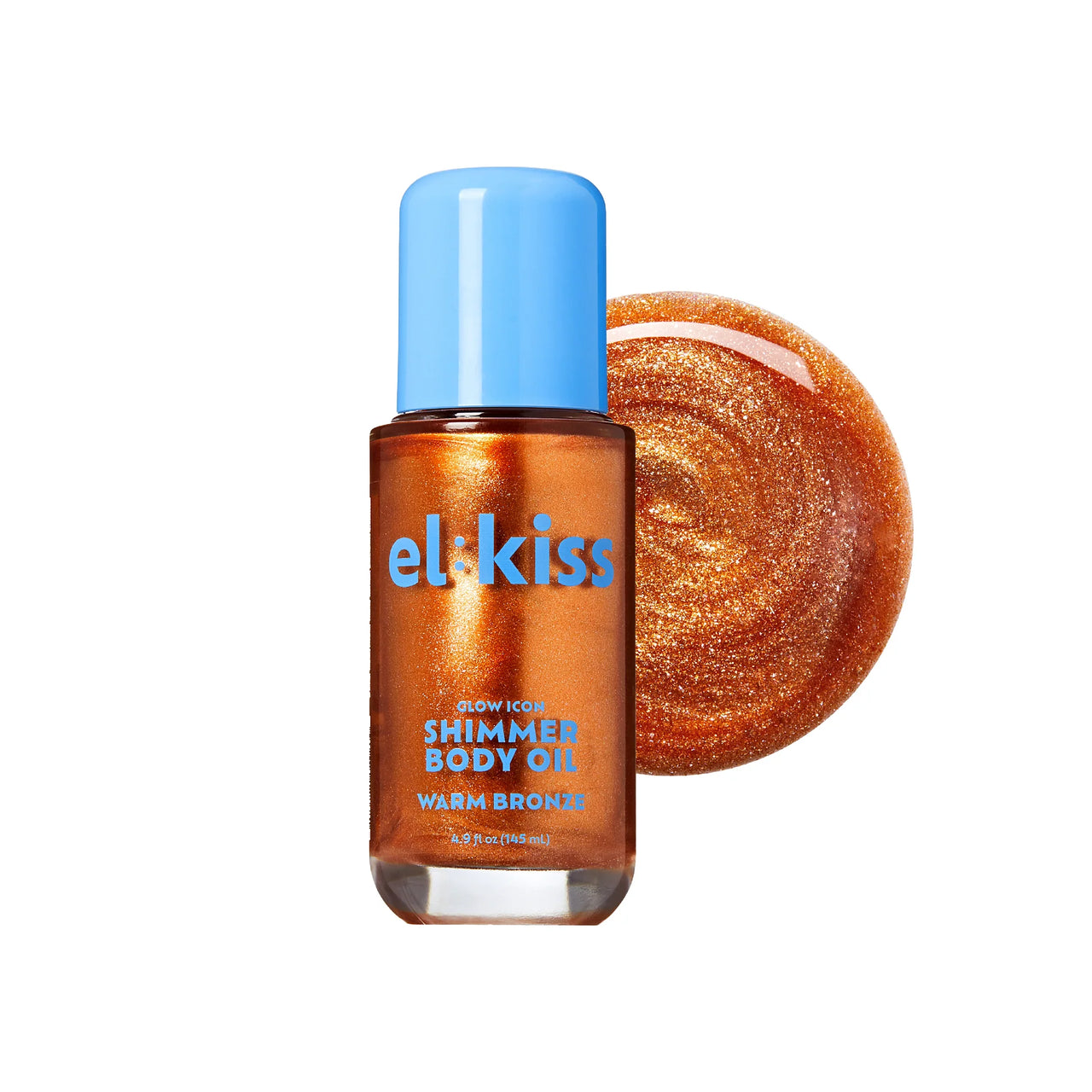 KISS Glow Icon Shimmer Body Oil Warm Bronze 4.9 oz - ANNS BEAUTY SUPPLY