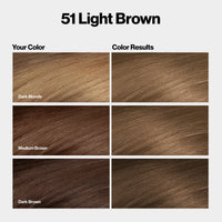 Revlon Colorsilk Hair Color 51 Light Brown 1 application - ANNS BEAUTY SUPPLY