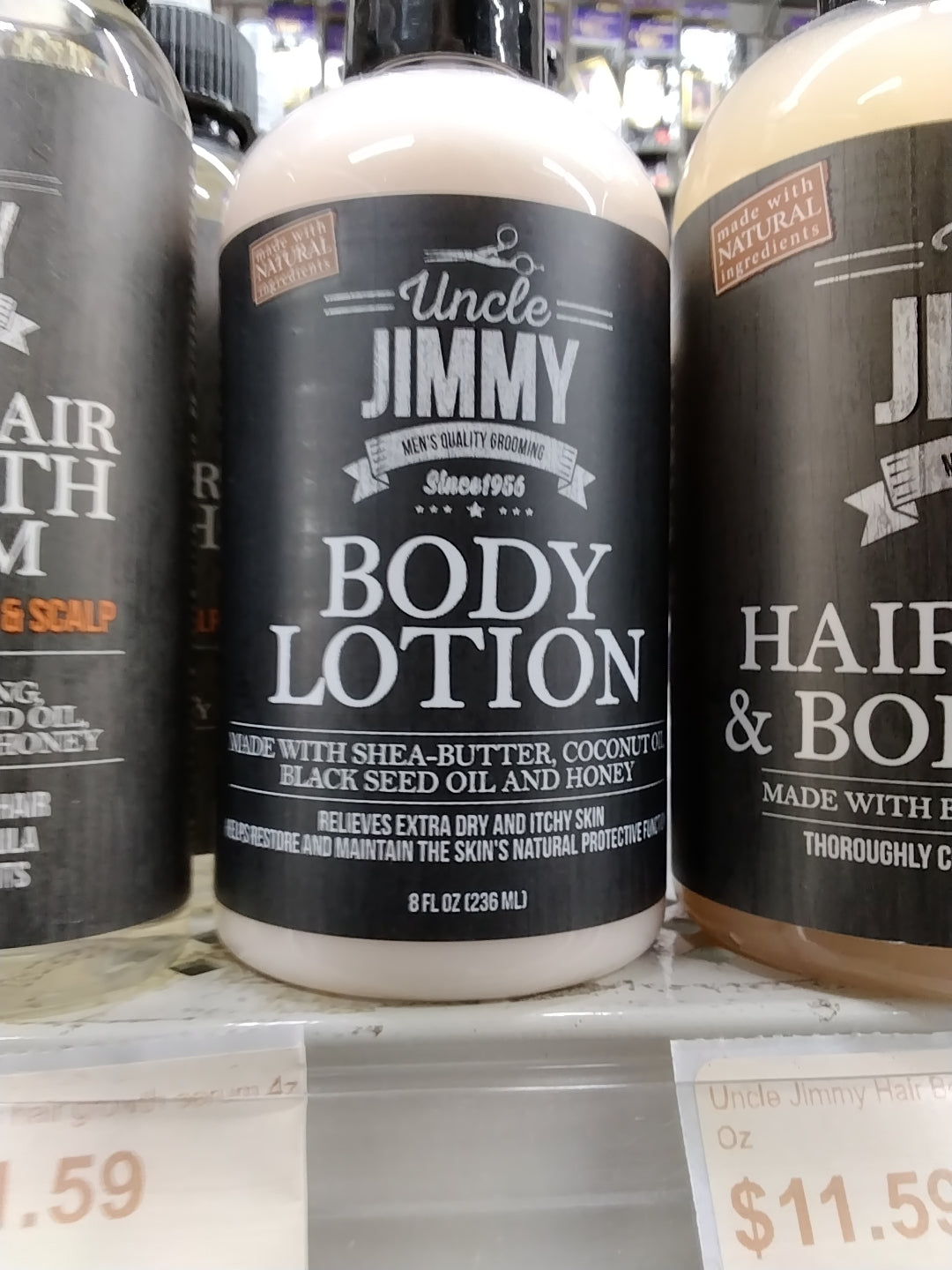 Uncle Jimmy 8oz Body Lotion