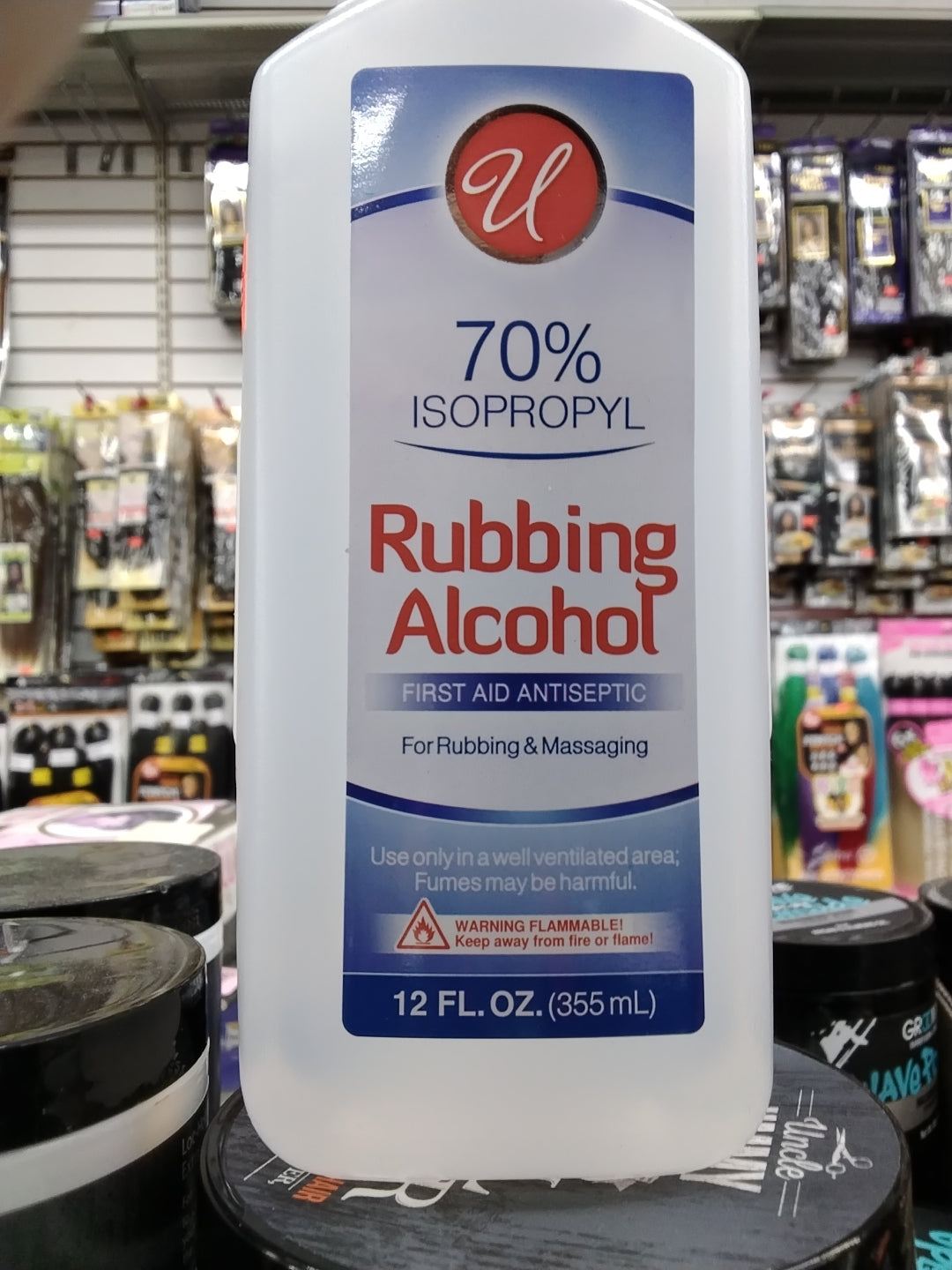 U 70% Isopropyl Alcohol 12 oz.
