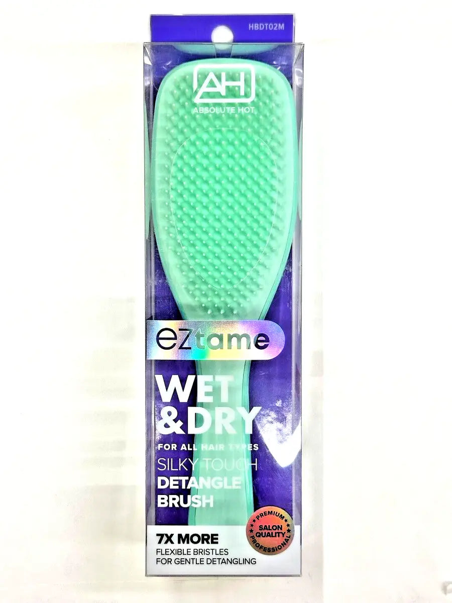 Absolute Hot EZ Tame Wet and Dry Detangle Brush HBDT02M - ANNS BEAUTY SUPPLY