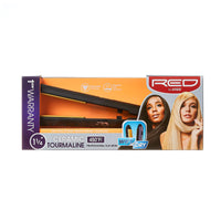 Red by Kiss Ceramic Tourmaline Wet-to-Dry Professional Flat Iron, 1-1/4 Inch (Max 450°F)