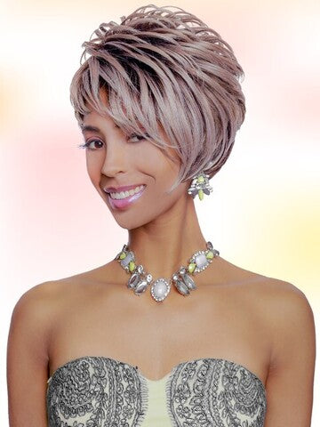 Carmen Remy Human Hair Layered Pixie Wig Hayes