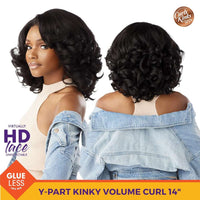 Sensationnel Curls Kinks & Co. Y-Part Textured Lace Wig - Y-PART KINKY VOLUME CURL 14