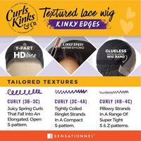 Sensationnel Curls Kinks & Co. Y-Part Textured Lace Wig - Y-PART KINKY VOLUME CURL 14