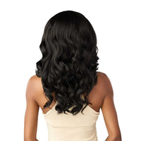 Sensationnel Curls Kinks & Co. Glueless Y-Part Textured Lace Wig – Y-Part Kinky Barrel Curl 20