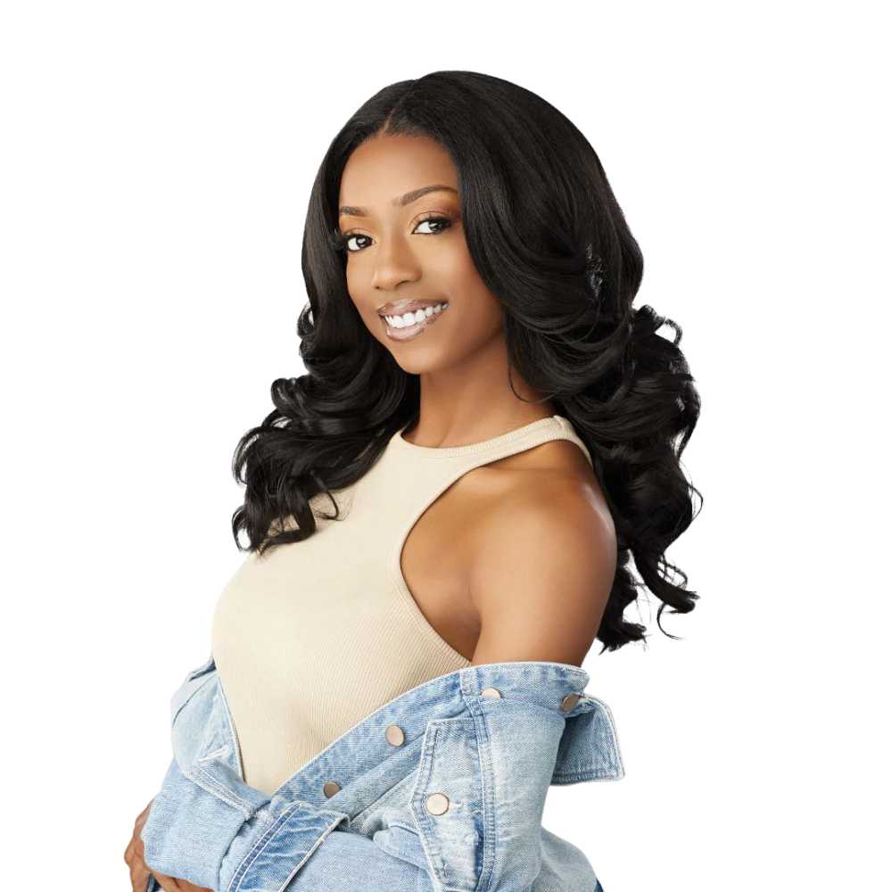 Sensationnel Curls Kinks & Co. Glueless Y-Part Textured Lace Wig – Y-Part Kinky Barrel Curl 20"