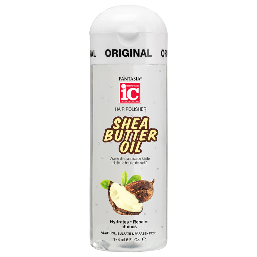Fantasia IC Hair Polisher Original Shea Butter Oil 6 Fl. Oz. / 178 mL