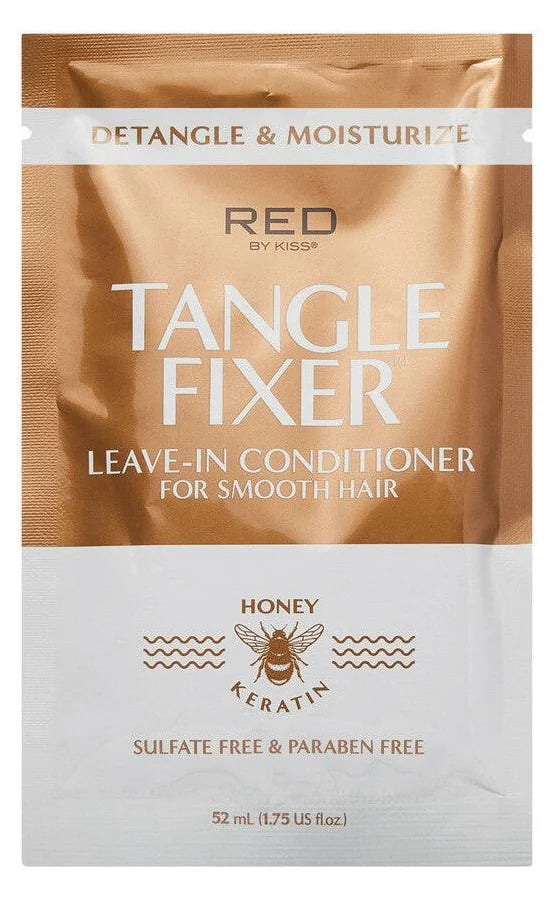 Red by Kiss Tangle Fixer Leave In Conditioner Honey Keratin Detangle Moisturize 1.75 oz - ANNS BEAUTY SUPPLY