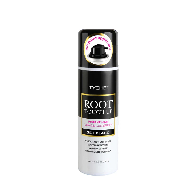 Tyche Root Touch Up Instant Hair Concealer Spray Jet Black 2 oz - ANNS BEAUTY SUPPLY