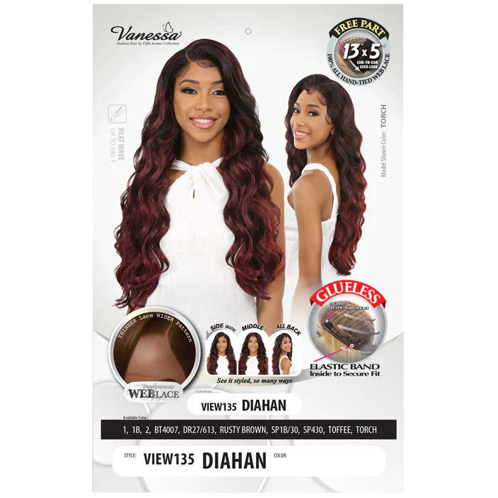 Vanessa VIEW 135 Web Lace Front Wig – Diahan