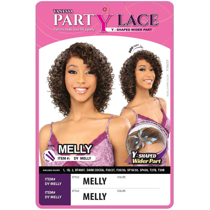 Vanessa Party Lace Melly Wig