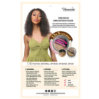 H1452 RIVIERA Premium Brazilian Human Hair Lace Front Wig by Vanessa