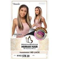 H1452 STR 20 Premium Brazilian Human Hair Lace Front Wig by Vanessa