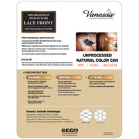 TMH RENY Unprocessed 100% Brazilian Human Hair Lace Front Wig by Vanessa