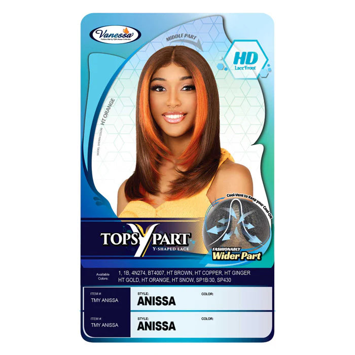 Vanessa Tops Y-Part HD Lace Wig Anissa - ANNS BEAUTY SUPPLY