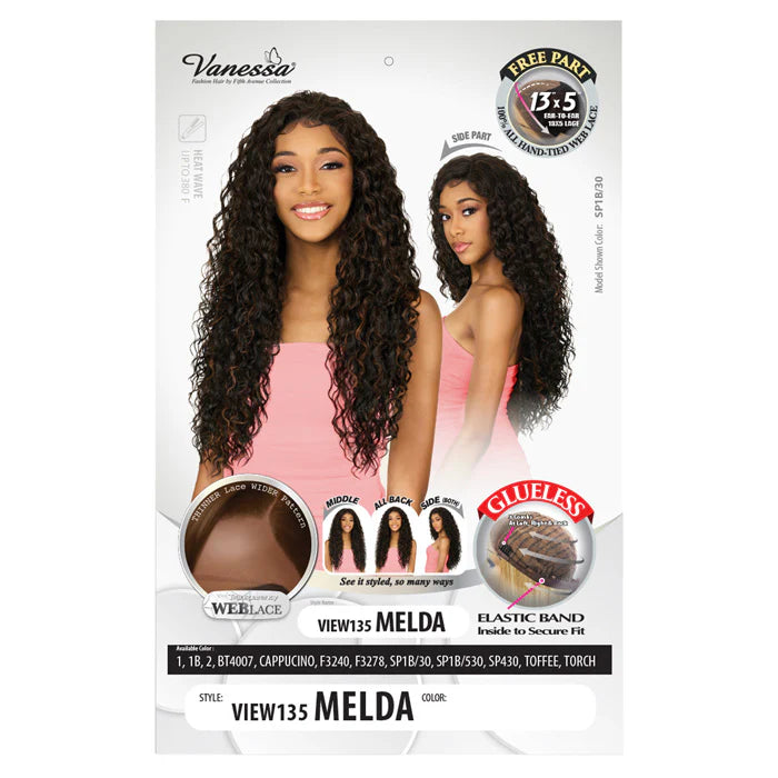 Vanessa View 135 Melda Web Lace Wig