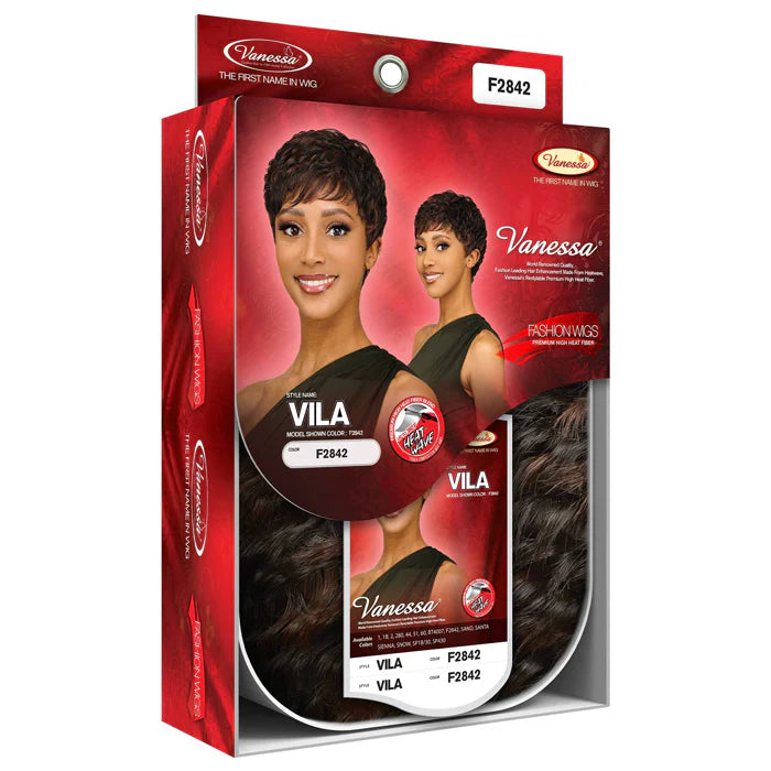 Vanessa Heat Wave Premium High Heat Fiber Blend Wig - VILA