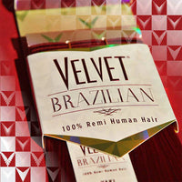 Outre Velvet Brazilian 100% Remi Human Hair - Yaki Straight 10
