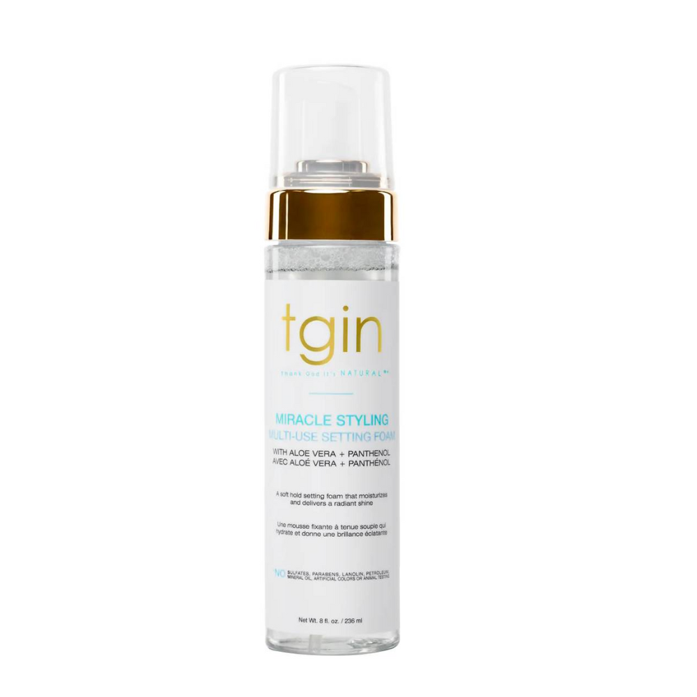 TGIN Miracle Styling Multi-Use Setting Foam – 8 oz - ANNS BEAUTY SUPPLY