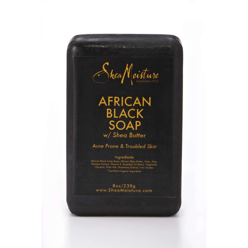 SheaMoisture African Black Soap – 8 oz - ANNS BEAUTY SUPPLY