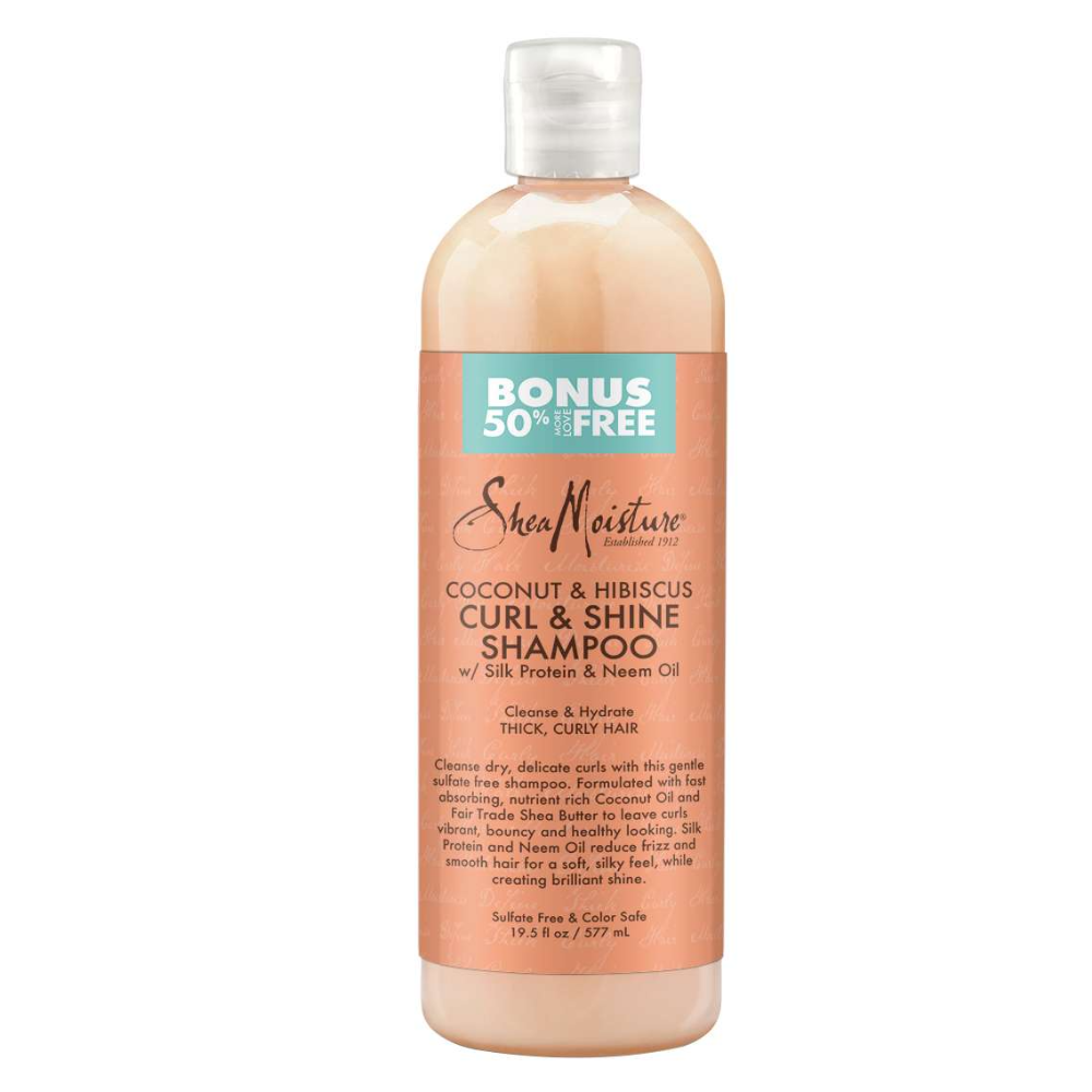 SheaMoisture Coconut & Hibiscus Curl Shampoo – 19.5 oz