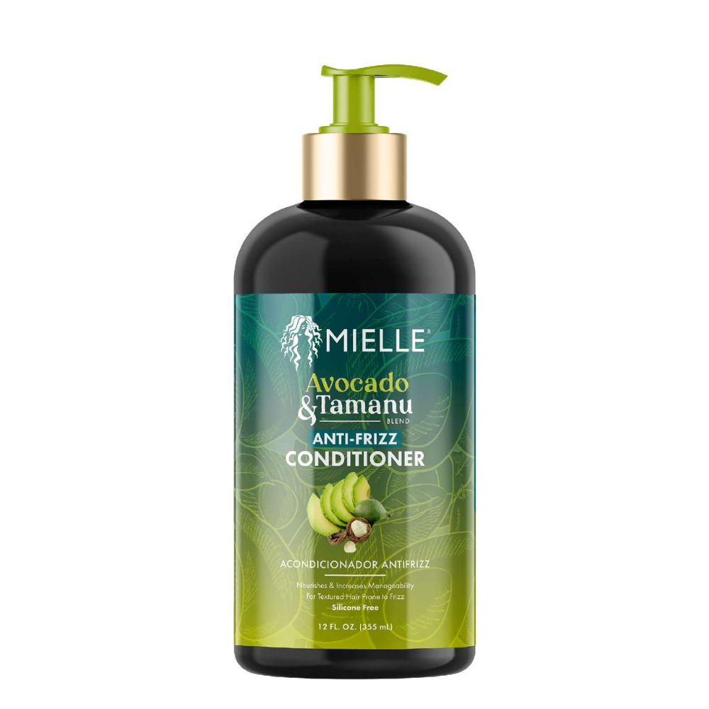 Mielle Avocado & Tamanu Anti-Frizz Conditioner – 12 oz - ANNS BEAUTY SUPPLY