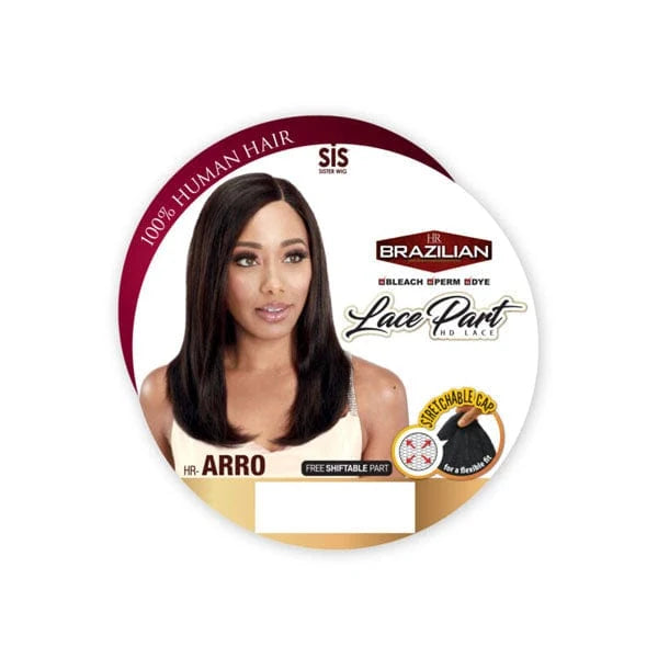 Zury Sis HR Arro 100% Human Hair HD Lace Part Wig
